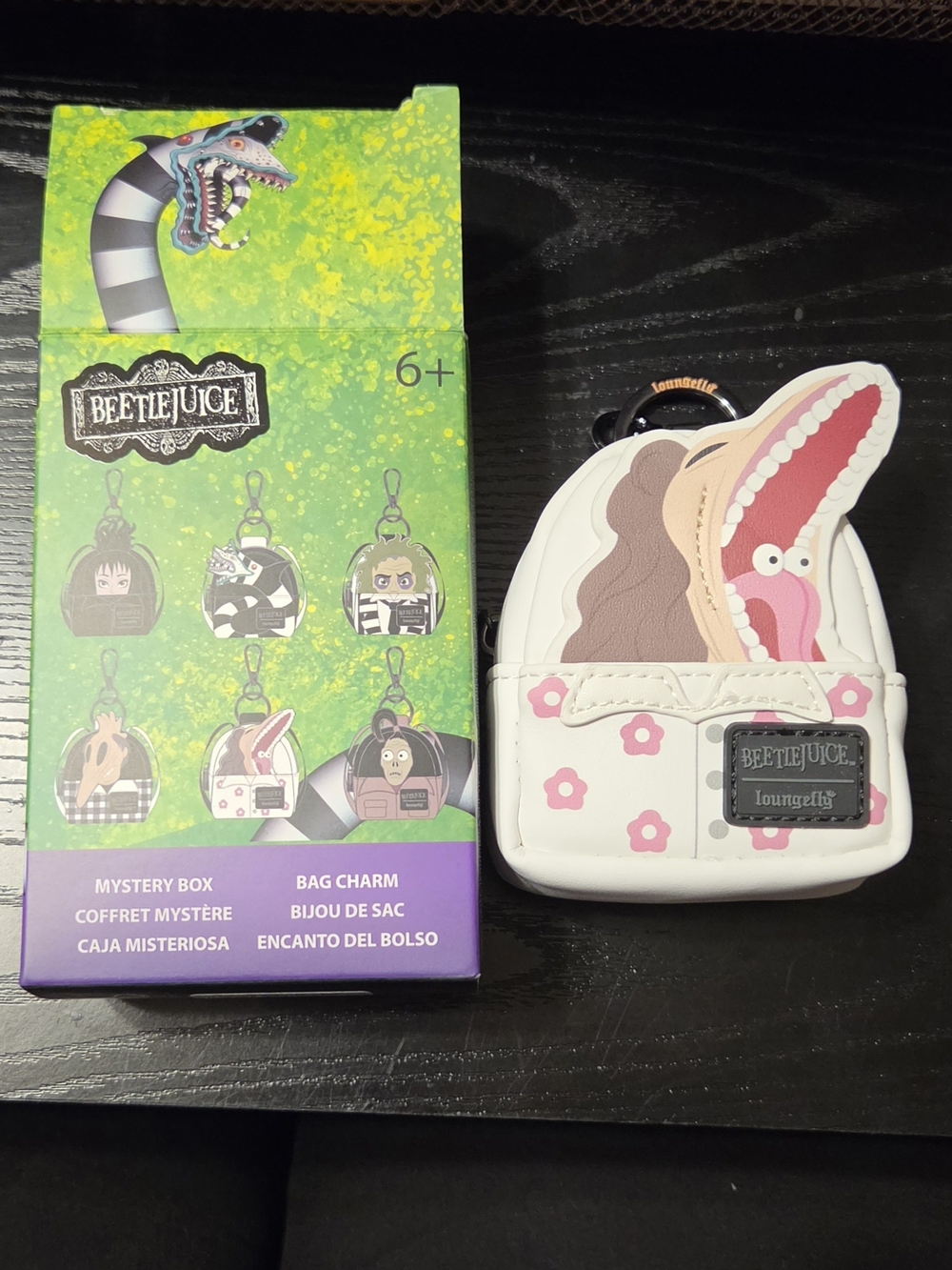 Loungefly Beetlejuice Mystery Mini Backpack Keychain Charm - Barbara Maitland